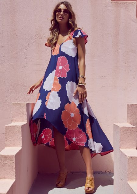 See Need Want Mister Zimi By The Sea Silk Harper Dress